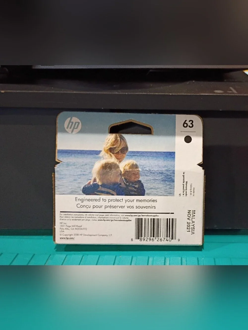 HP 63 Black NEW UNOPENED FACTORY SEALED